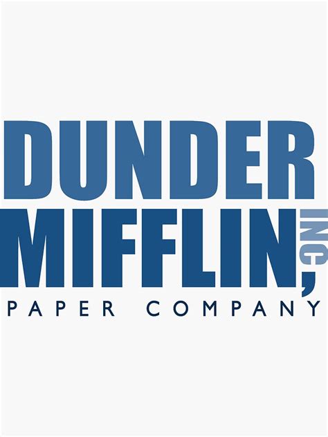 Printable Dunder Mifflin Logo